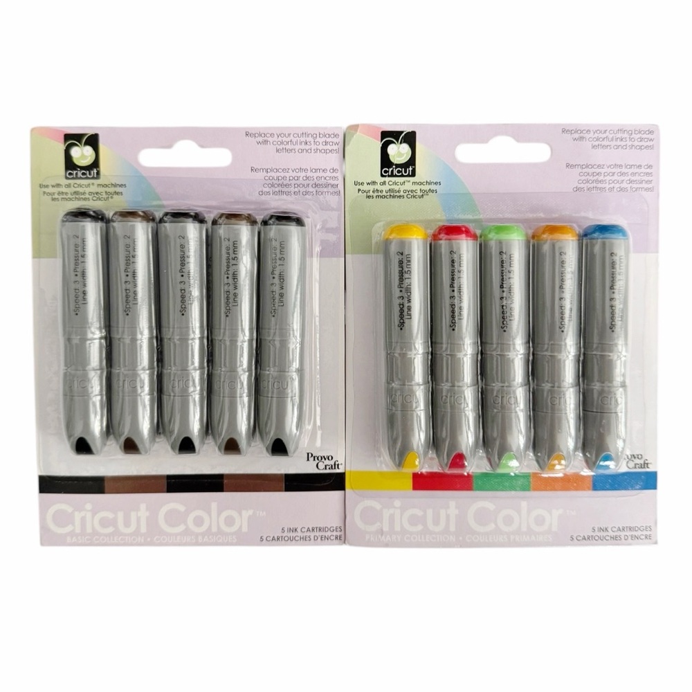NEW Cricut Color Primary & Basic Collection Bundle